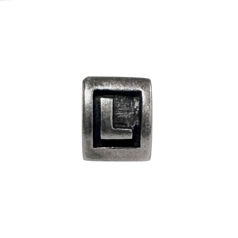 Retired Pandora Sterling Silver Alphabet Letter “L”. EUC